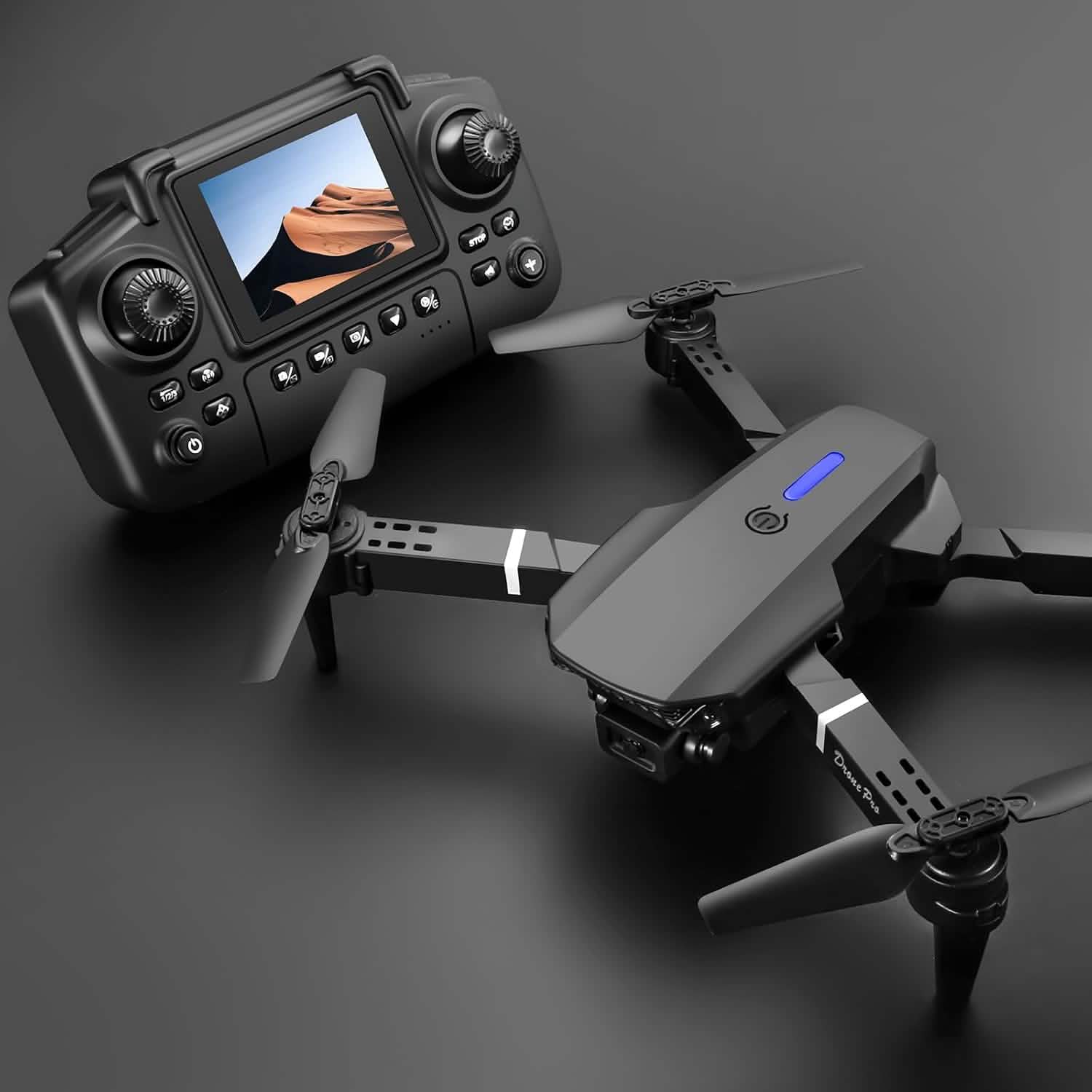 Drone MAX 2025 – Dual Camera, 1080p HD, 40min Battery, Obstacle Avoidance, Remote Control, USB Charging DailySale