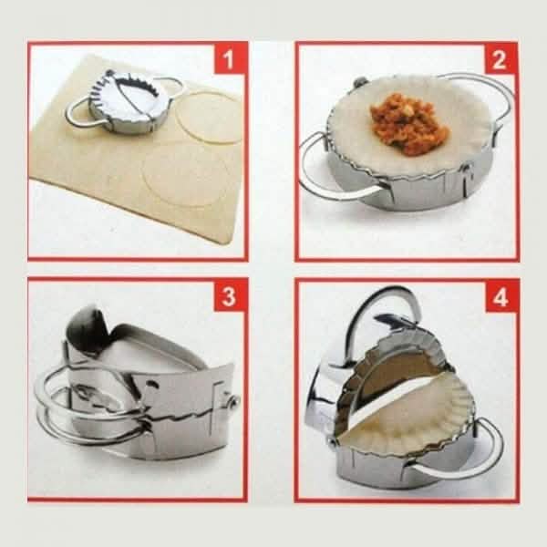SYSAMA Eco-Friendly Stainless Steel Dumpling Pastry Tools - Assorted Sizes DailySale