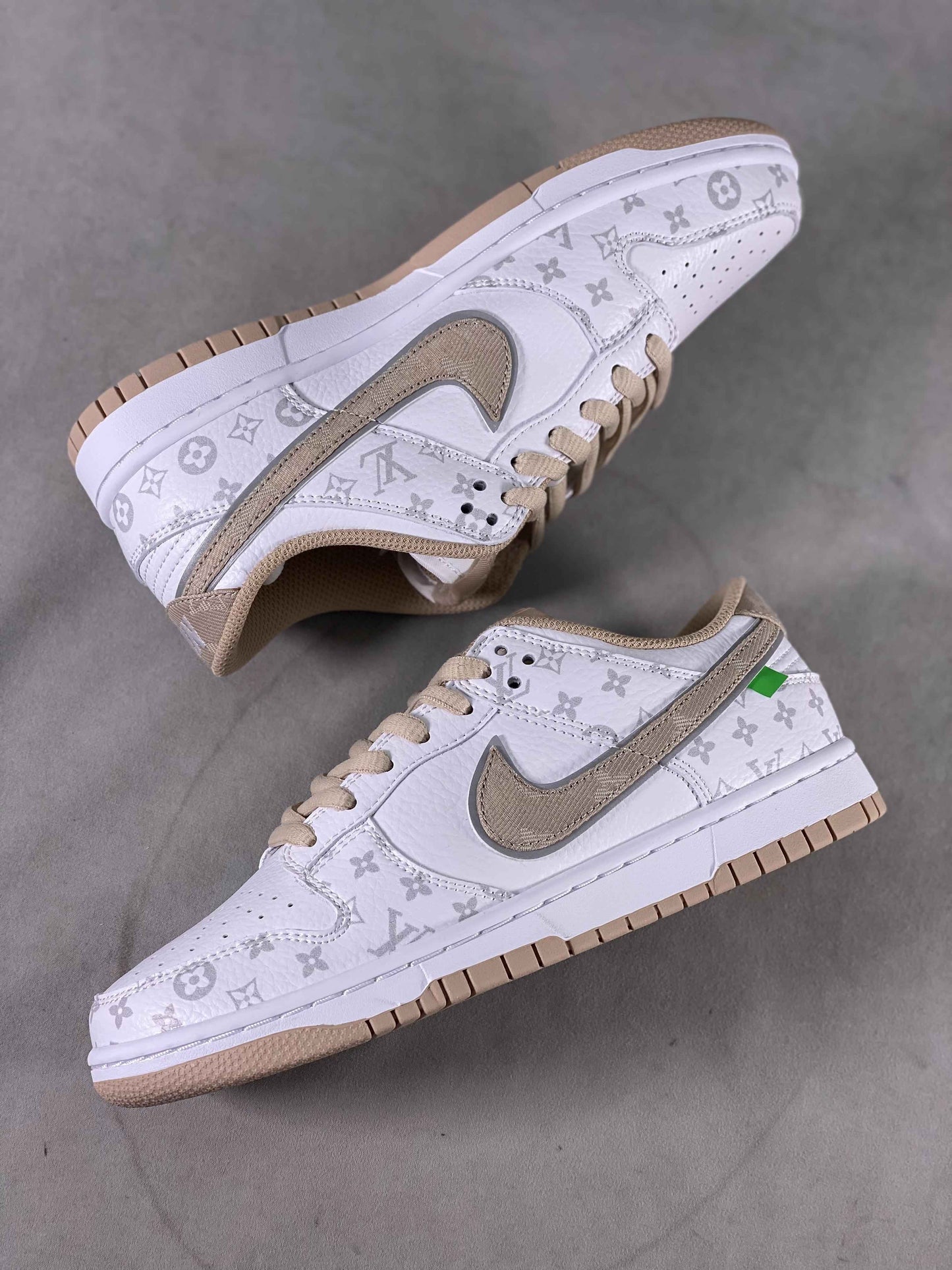 Custom SB Dunk Low x Monogram LV0526 596 SneakerNational