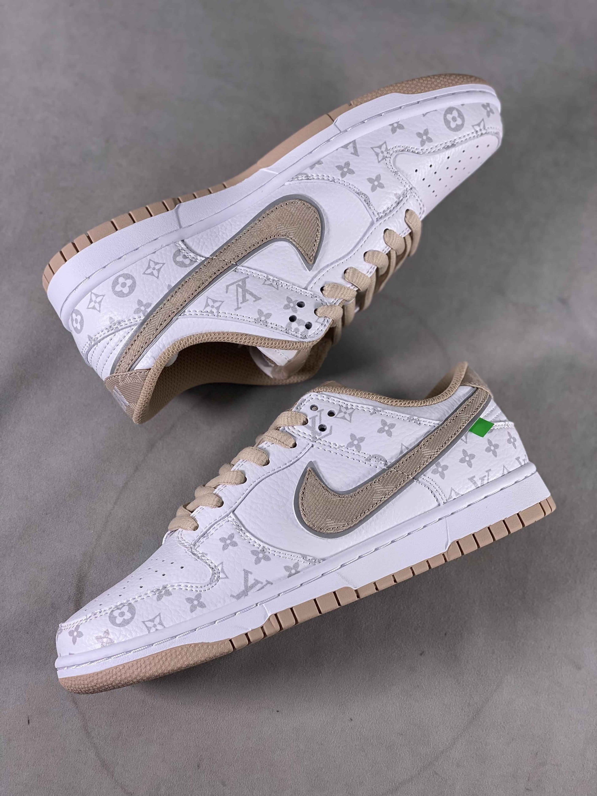 Custom SB Dunk Low x Monogram LV0526 596 SneakerNational