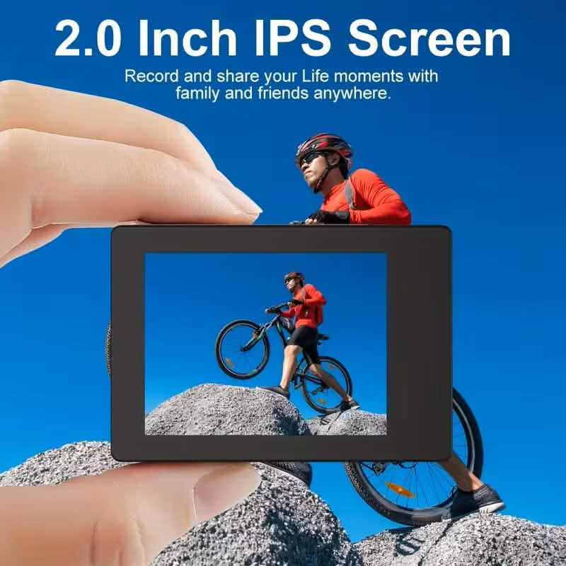 Ultra HD 1080P Action Camera – 140° Wide Angle, Fisheye Lens, LCD Display DailySale
