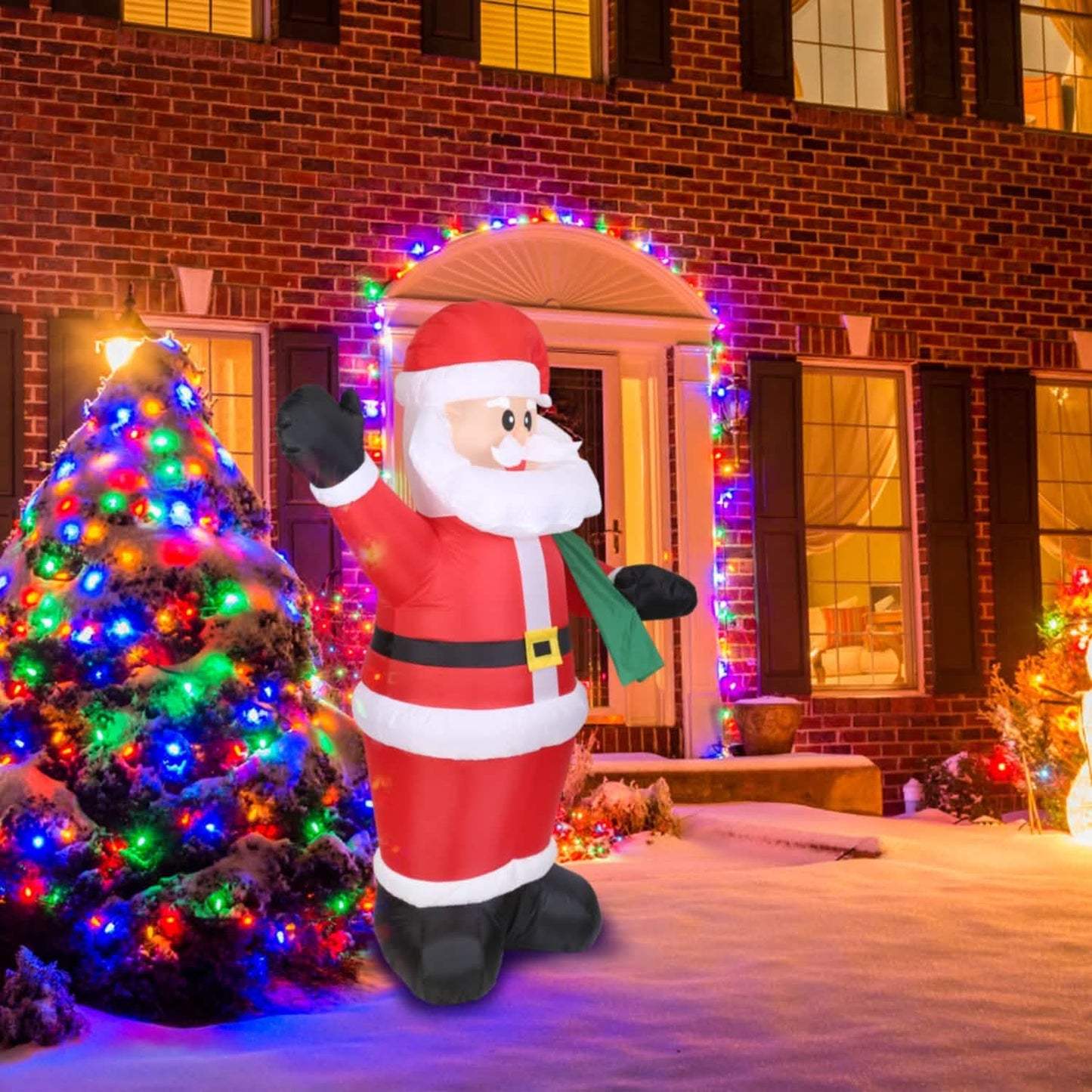 6.4ft Inflatable Christmas Giant Santa Claus DailySale