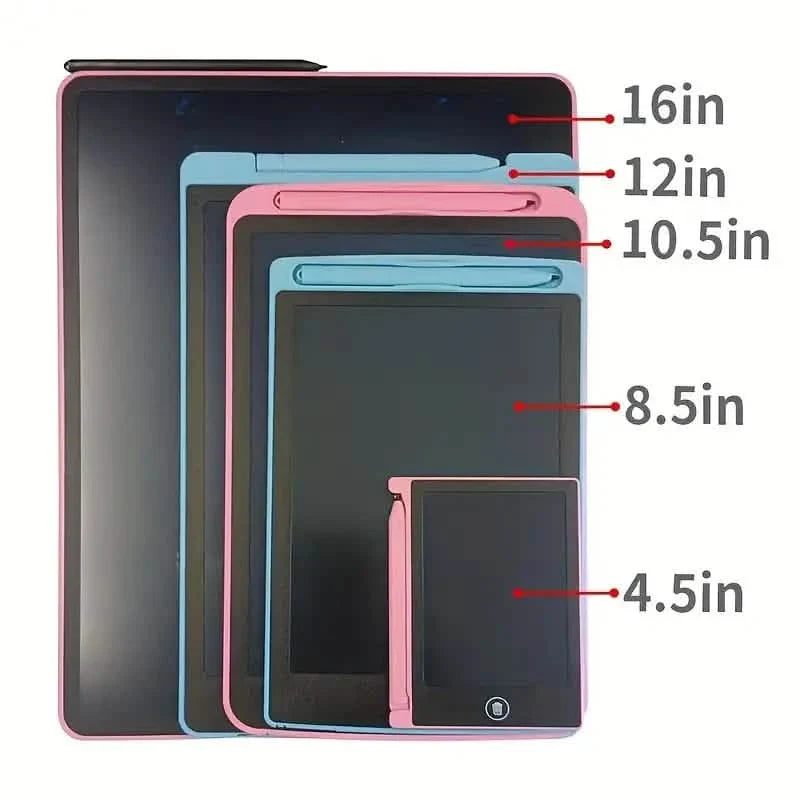 Digital LCD Writing Tablet with Stylus Pen – Reusable Wipeable Dry-Erase Doodle & Drawing Board DailySale