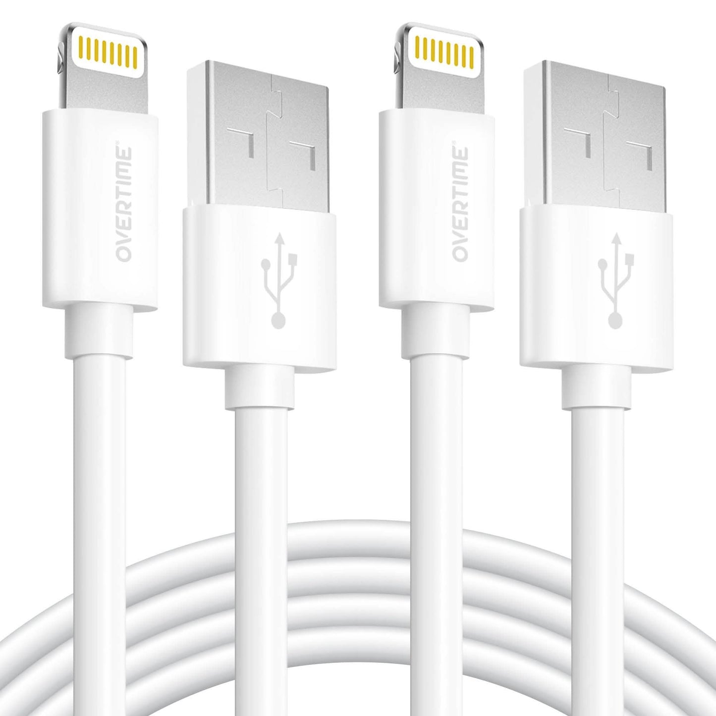 6Ft Overtime Apple MFI Certified Lightning To USB Cable, Phone Charger and Sync Cable DailySale