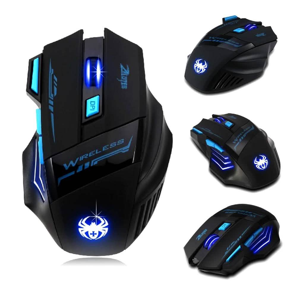 7 Buttons LED Optical Wireless Gaming Mouse DailySale