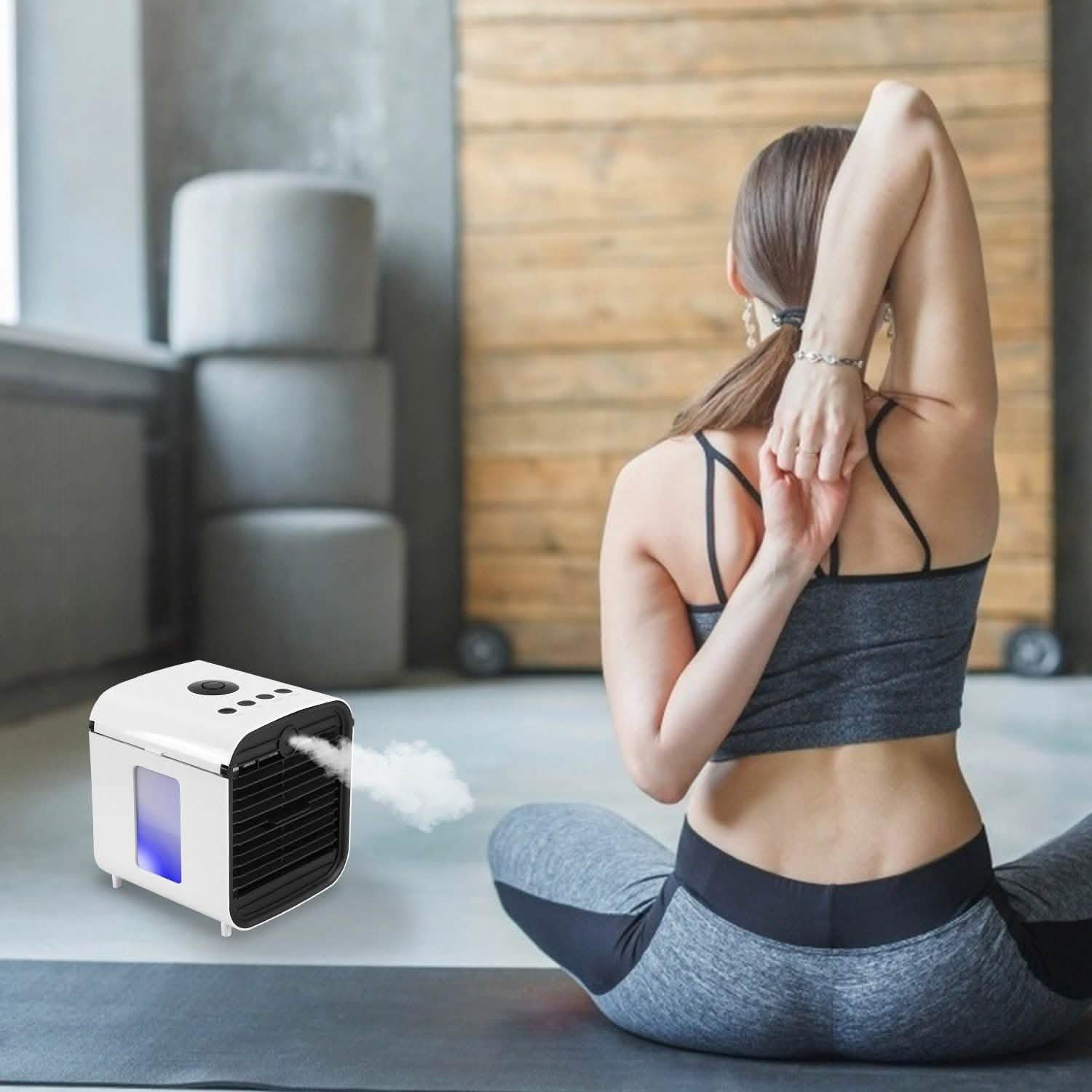 7-Color Change Portable Mini Air Conditioner Cooling Fan DailySale
