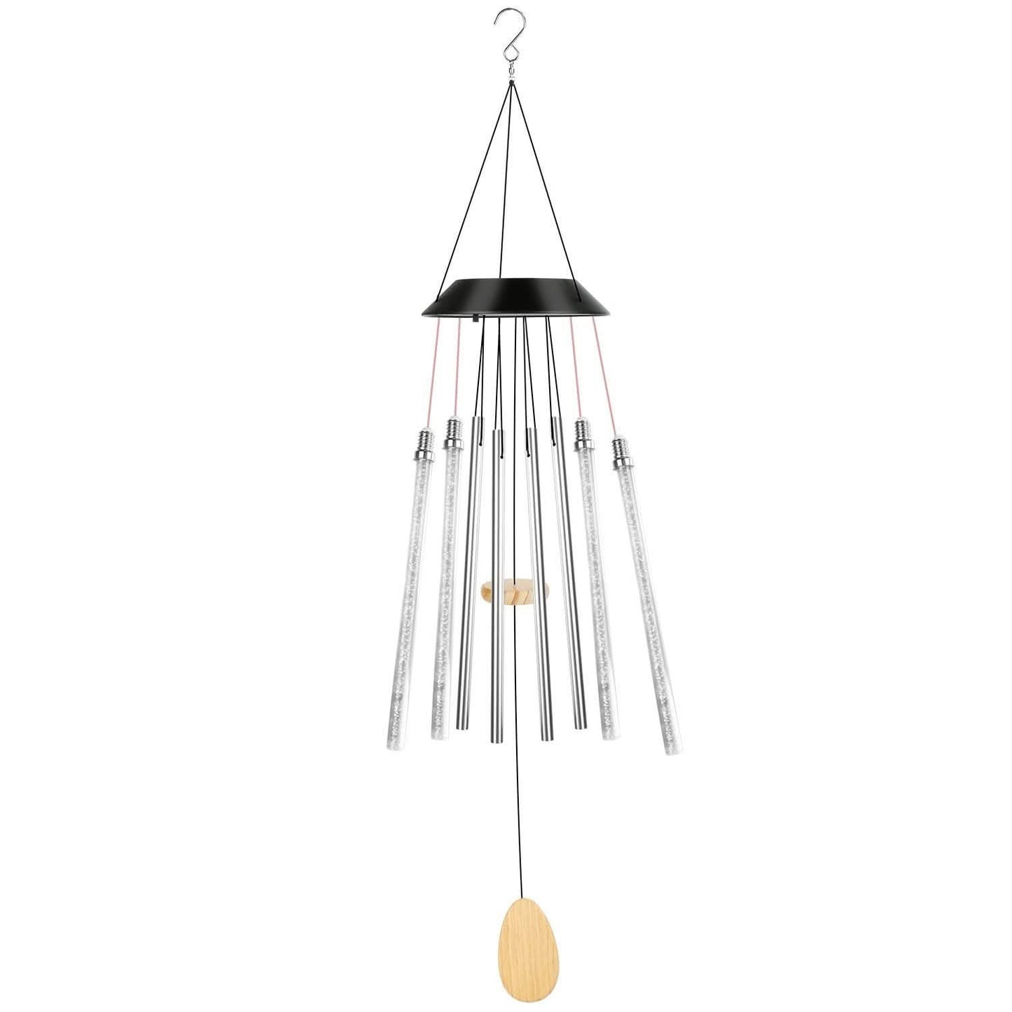 7 Color Changing Solar Wind Chime Lights DailySale