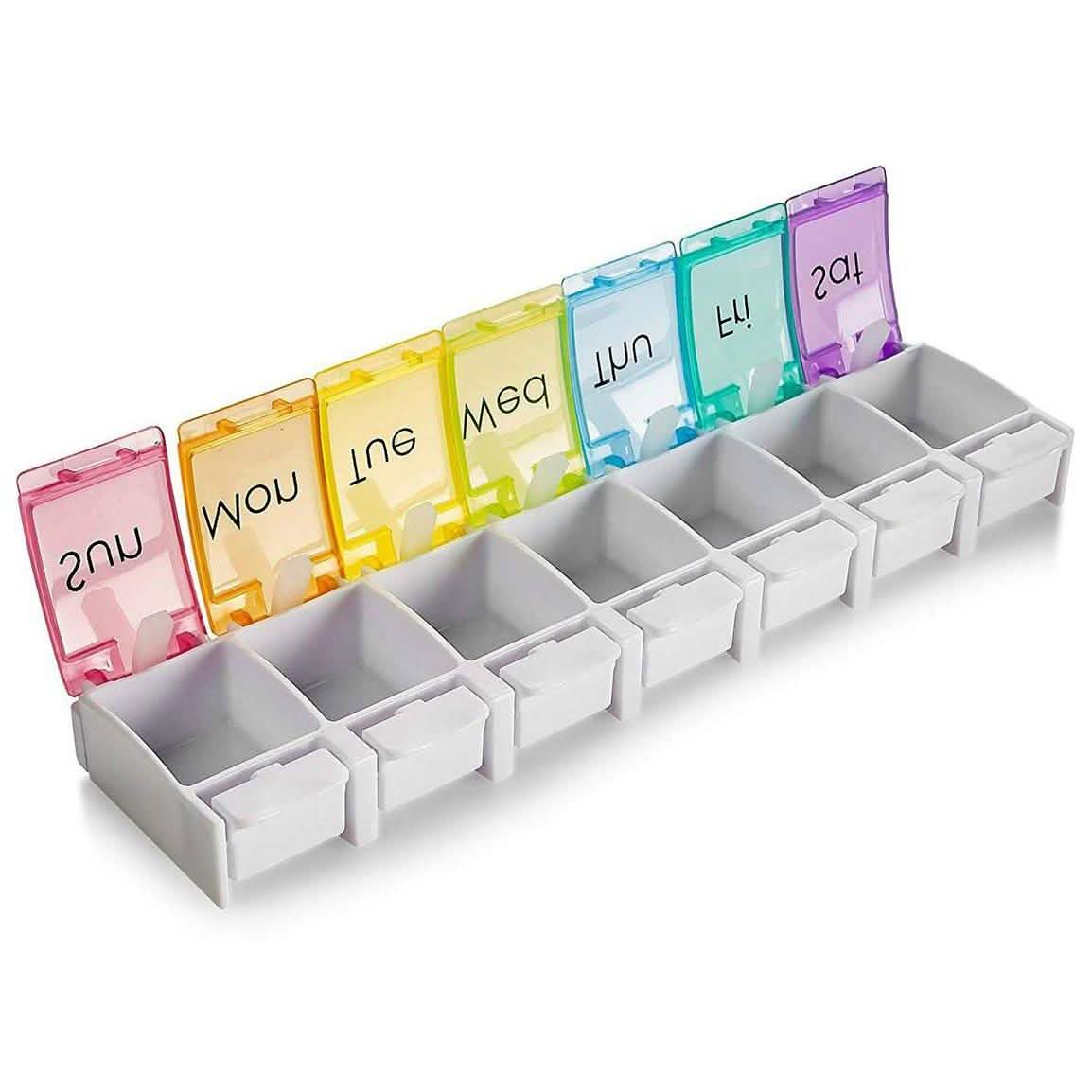 7-Day Weekly Travel Pill Organizer DailySale