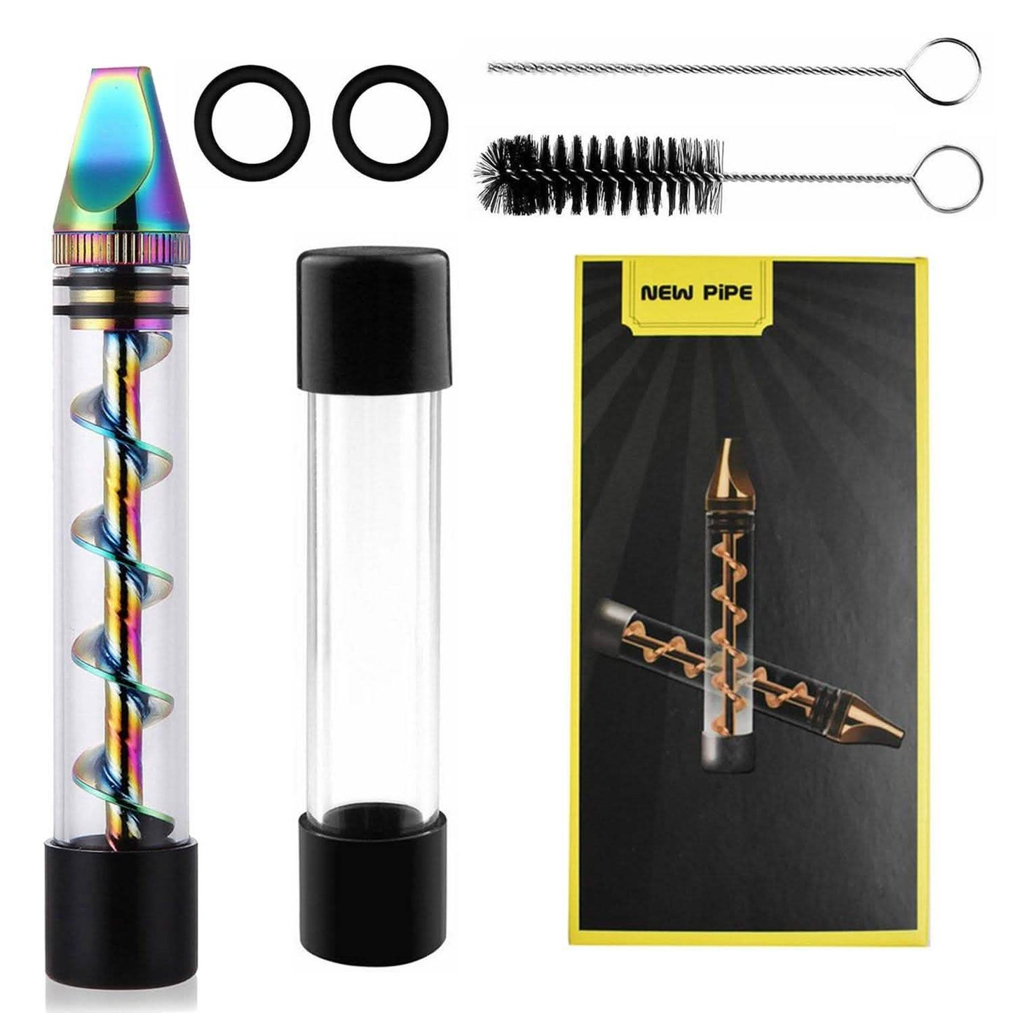 7-in-1 Grinder Blunt Kit with Smoking Metal Tip Cleaning Brush DailySale