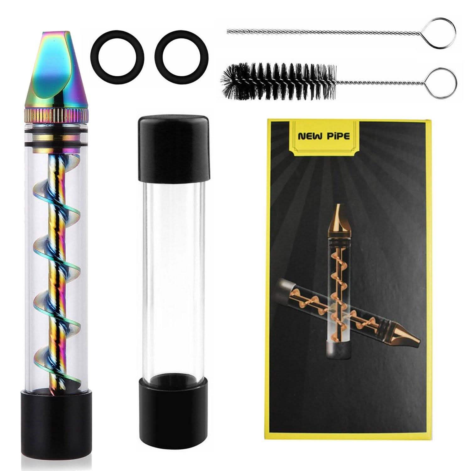 7-in-1 Grinder Blunt Kit with Smoking Metal Tip Cleaning Brush DailySale
