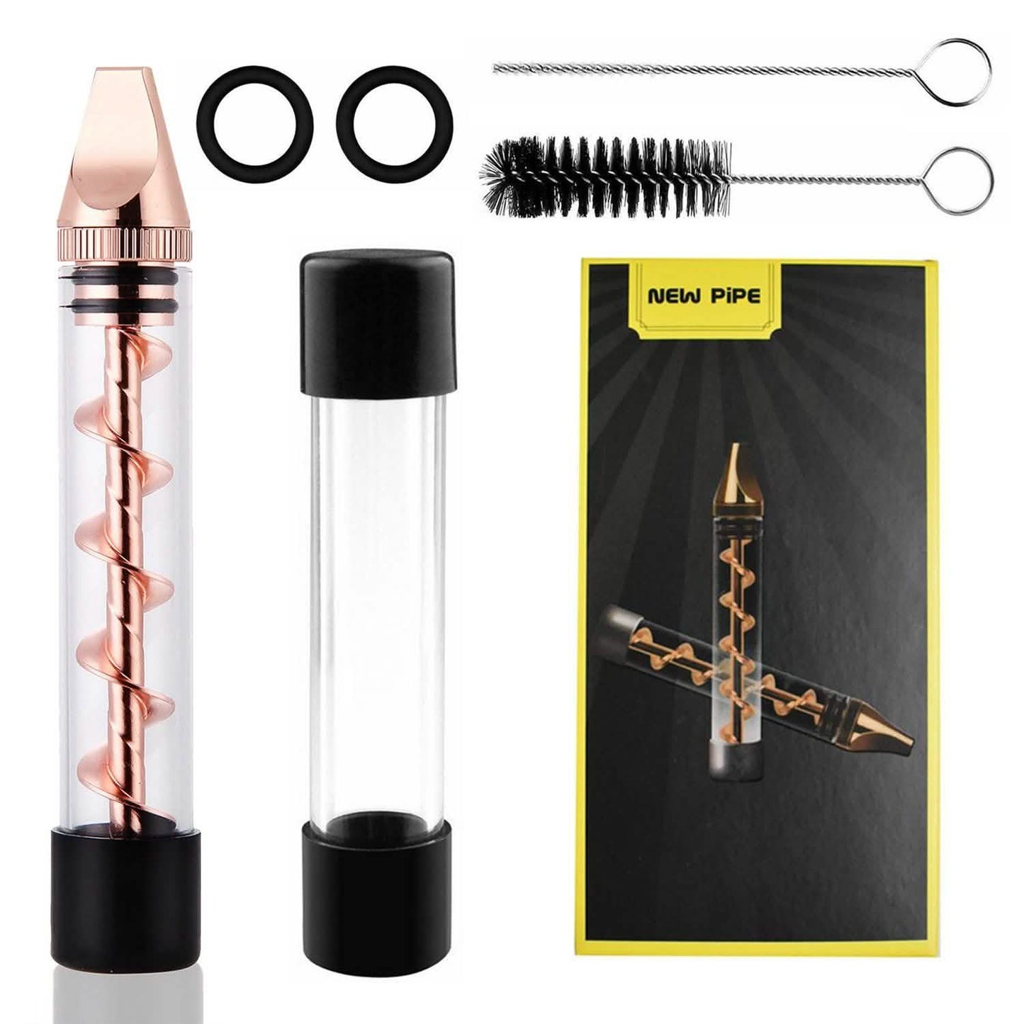 7-in-1 Grinder Blunt Kit with Smoking Metal Tip Cleaning Brush DailySale