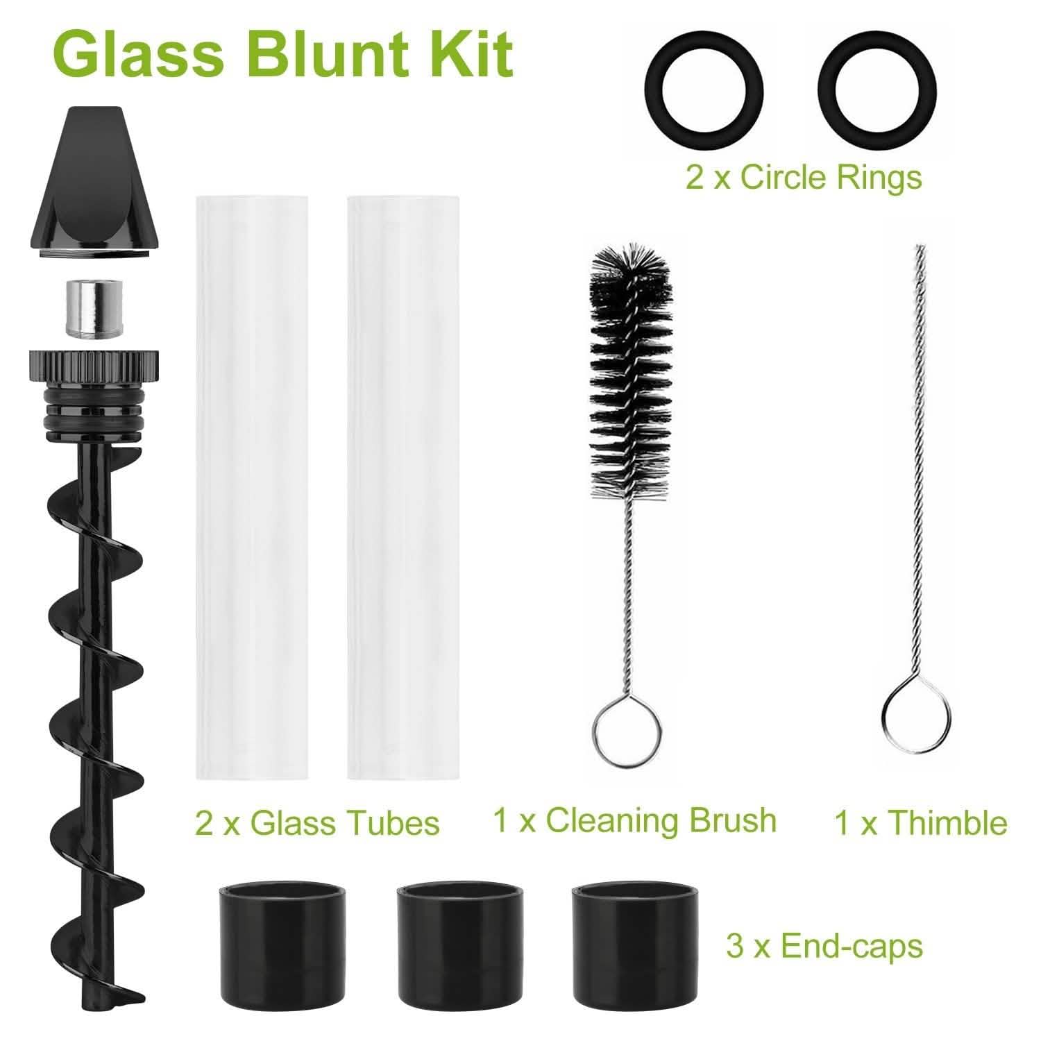 7-in-1 Grinder Blunt Kit with Smoking Metal Tip Cleaning Brush DailySale