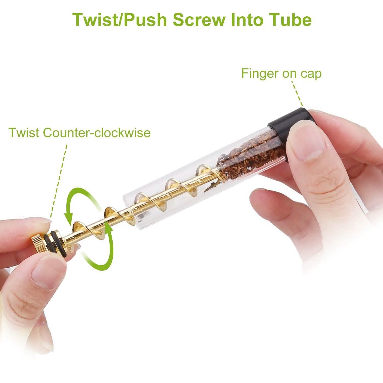 7-in-1 Grinder Blunt Kit with Smoking Metal Tip Cleaning Brush DailySale