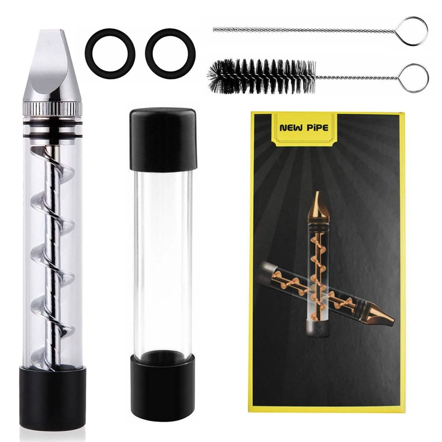 7-in-1 Grinder Blunt Kit with Smoking Metal Tip Cleaning Brush DailySale