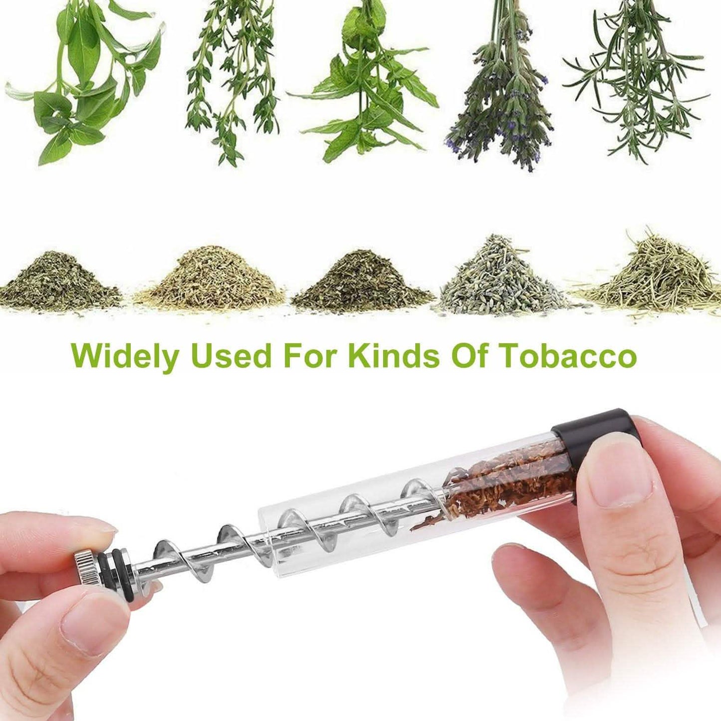 7-in-1 Grinder Blunt Kit with Smoking Metal Tip Cleaning Brush DailySale