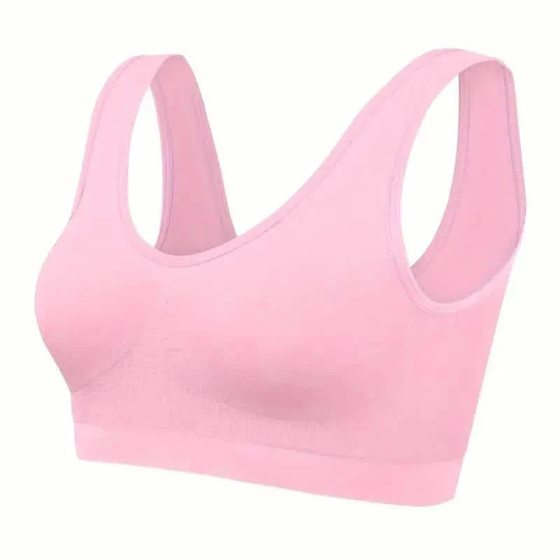 7-Pack: Solid Seamless Bra, Comfy Breathable Sporty Bra for Women's Lingerie & Underwear DailySale