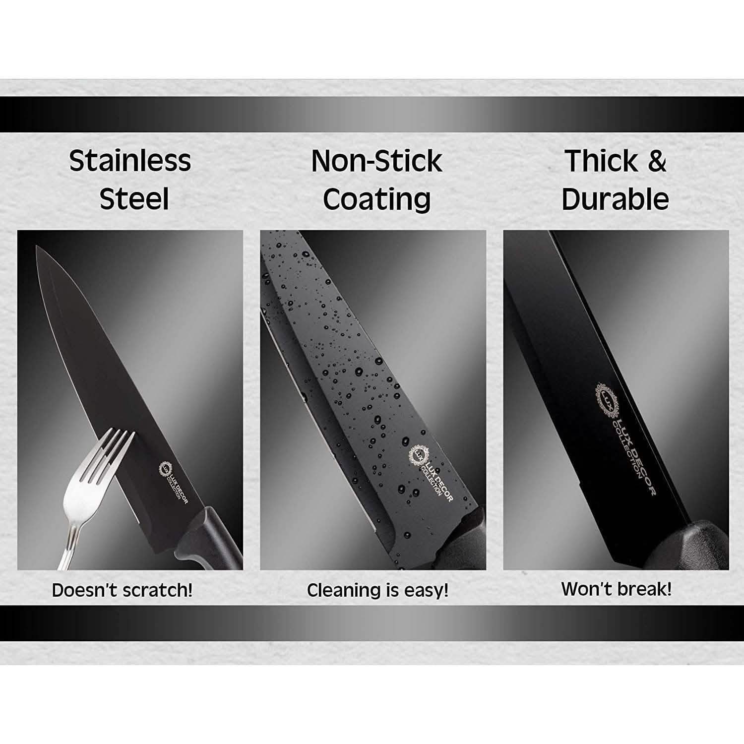 7-Piece Set: Chef Knife, Bread, Carving, Utility, Pairing, Cheese, Pizza DailySale