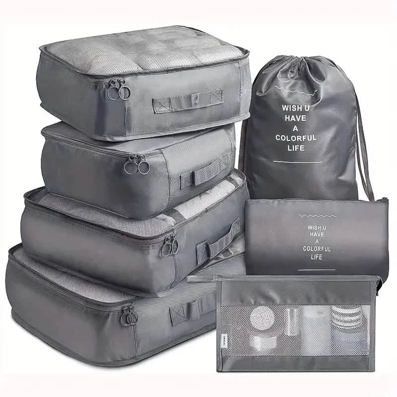 7-Pieces: Travel Luggage Packing Organizers Set DailySale