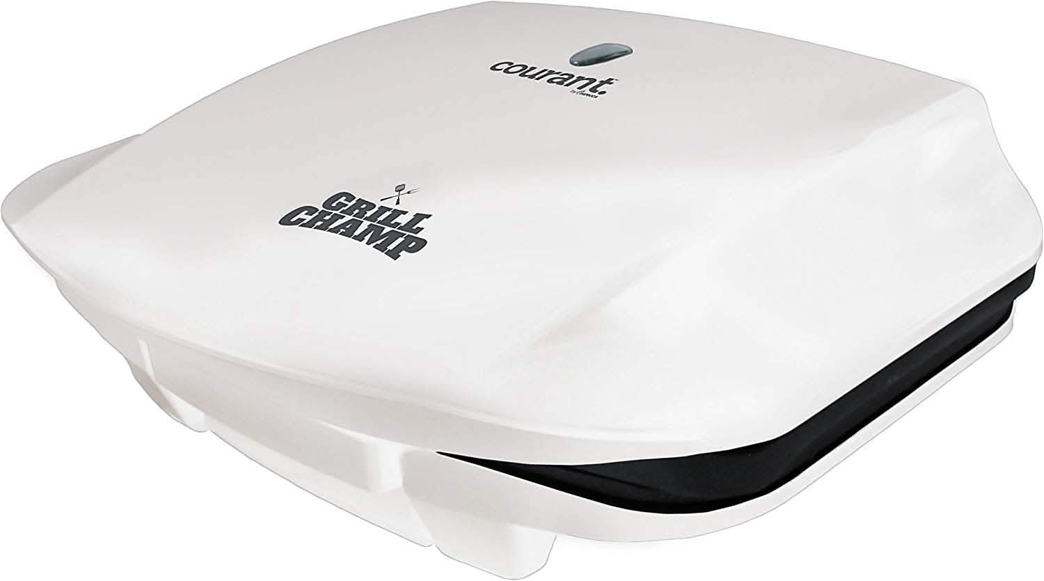 Courant CCG-5681 Grill Champ Contact Grill 4 Servings (White) DailySale