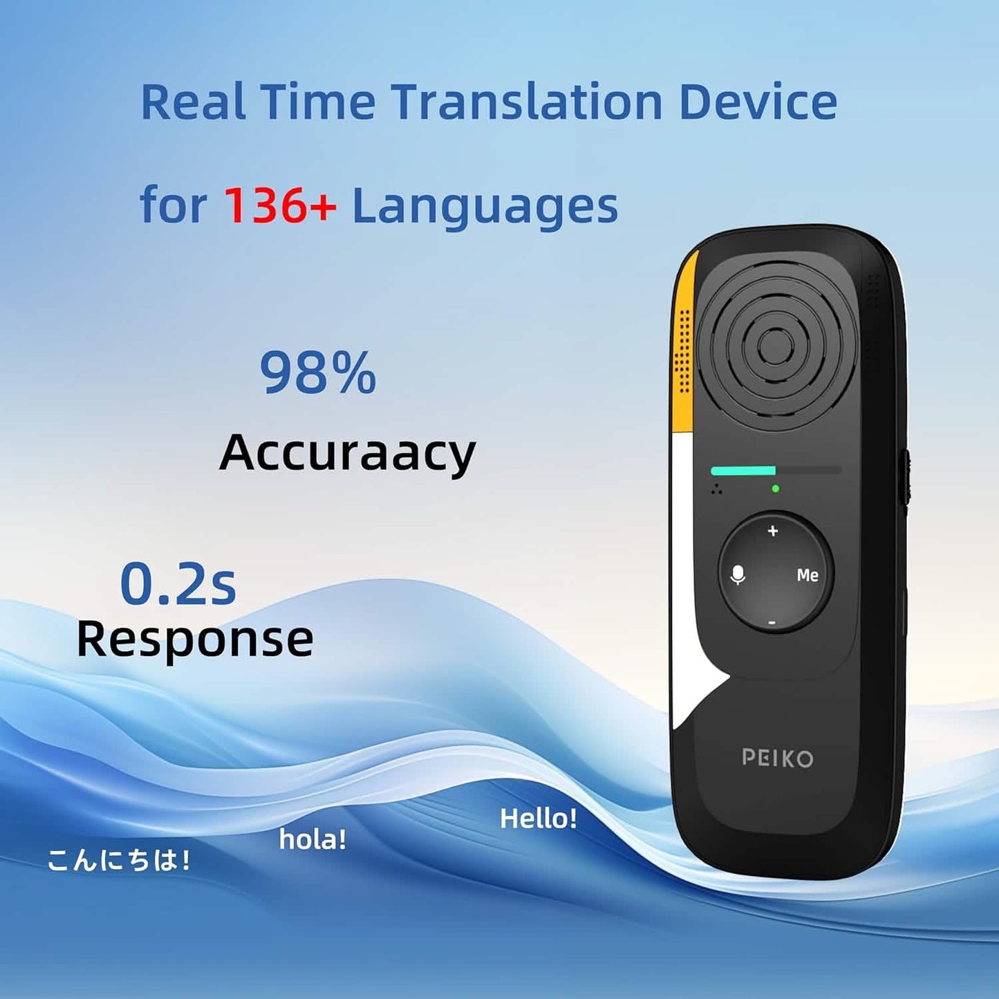 Portable Language Translator Device – 136 Languages DailySale