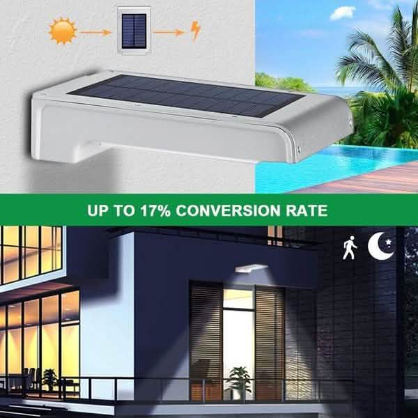 72 LED Solar Motion Sensor Lights Solar Wall Light DailySale