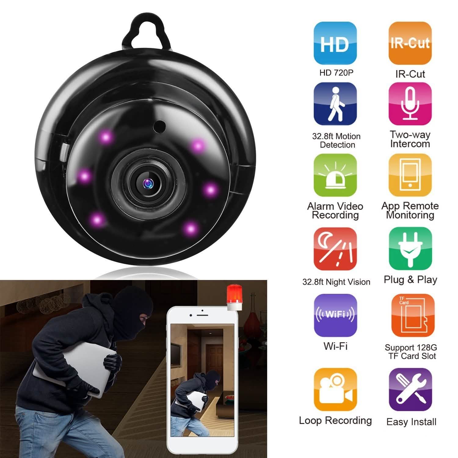 720 WIFI IP Camera Motion Detection DailySale