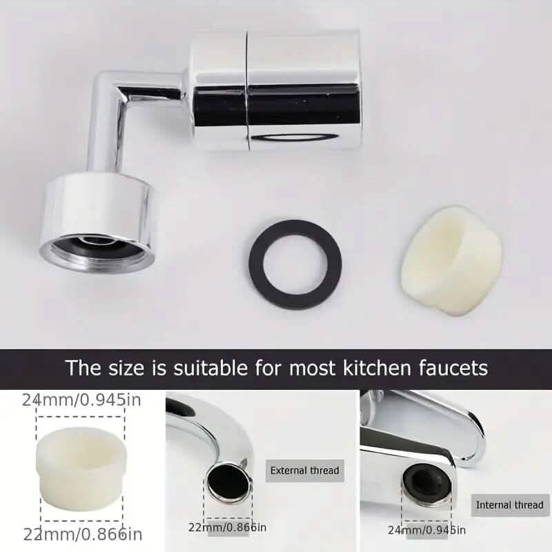 720° Rotating Faucet Extender for Kitchen and Bathroom DailySale