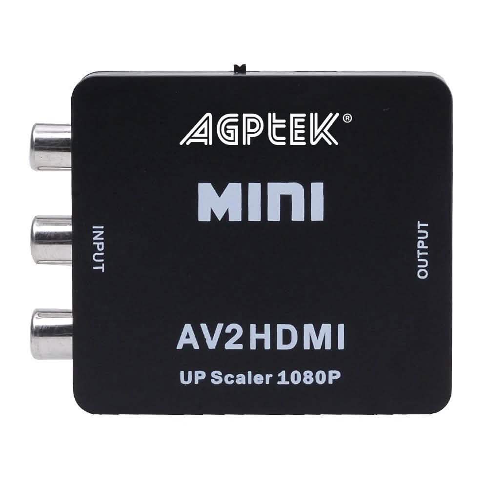 720p 1080p AGPtek Mini Composite AV CVBS 3RCA to HDMI Video Converter Adapter DailySale