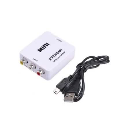 720p 1080p Upscaler Mini Composite AV CVBS 3RCA to HDMI Video Converter Adapter DailySale