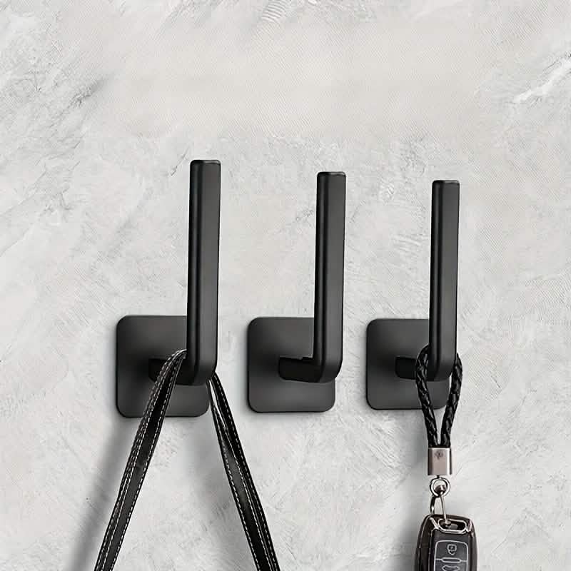 4-Pack: Adhesive Toilet Paper Holder, Wall Mount, White & Black DailySale