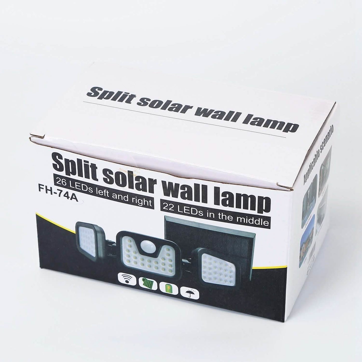 74 LEDs 3 Adjustable Solar Head Motion Sensor Flood Light DailySale
