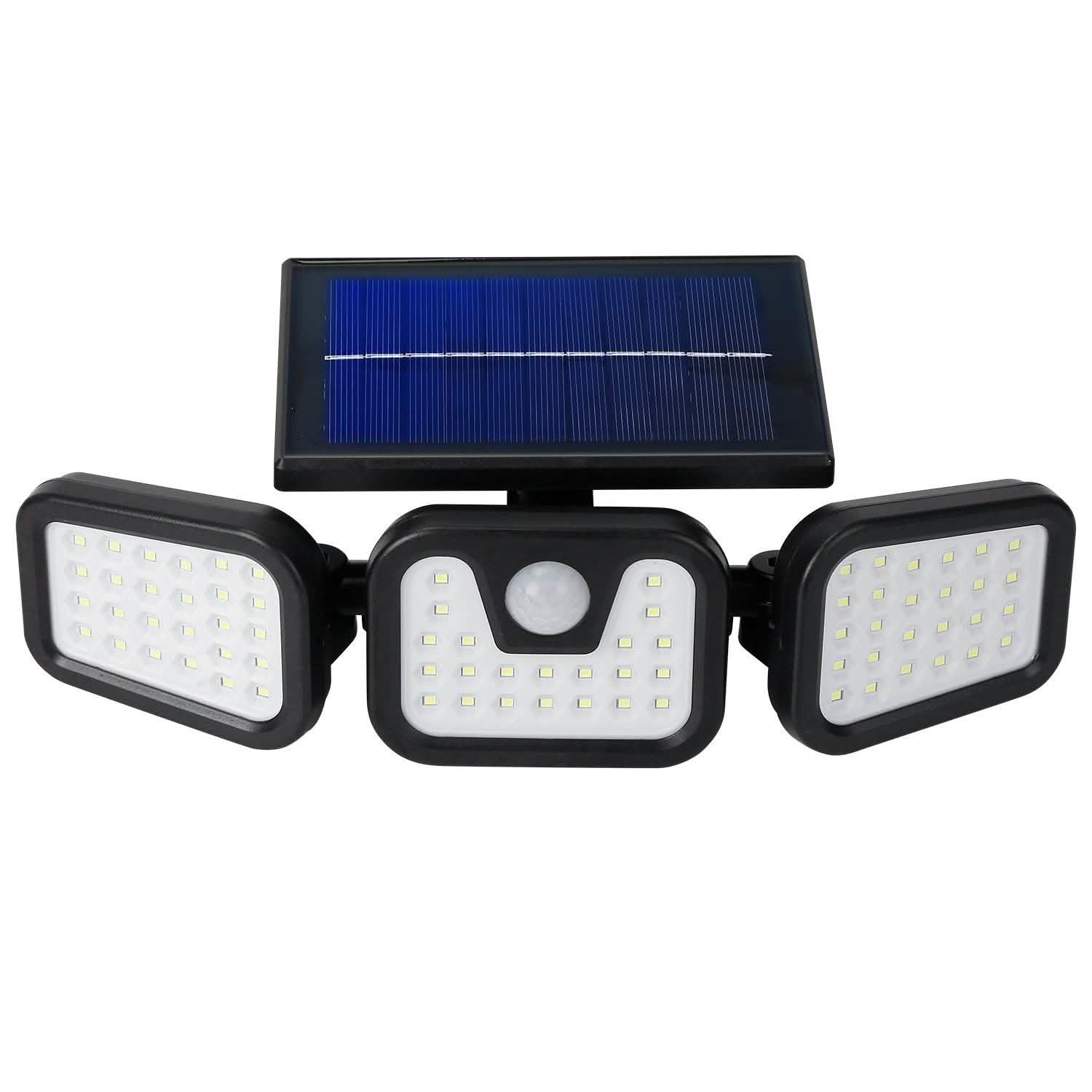 74 LEDs 3 Adjustable Solar Head Motion Sensor Flood Light DailySale