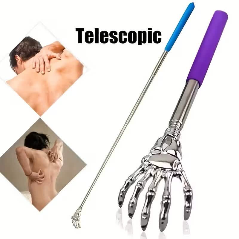 Retractable Back Itching Device – Stainless Steel Claw Massager for Relaxing the Back DailySale