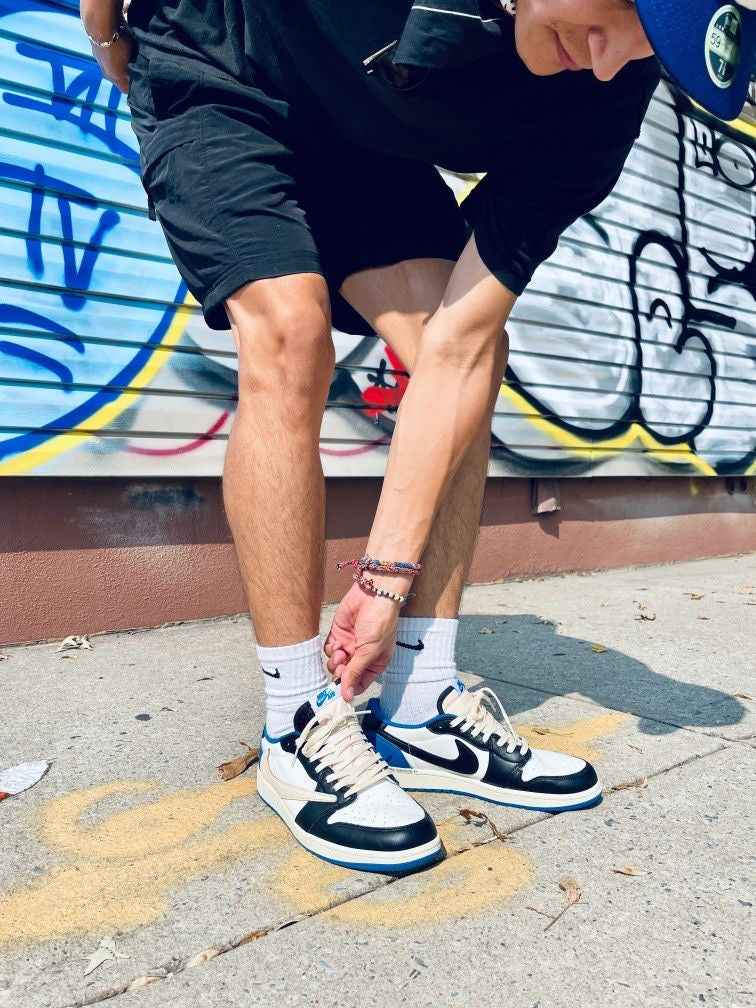 Custom Fragment x Travis Scott x Air Jordan 1 Low DM7866 140 SneakerNational
