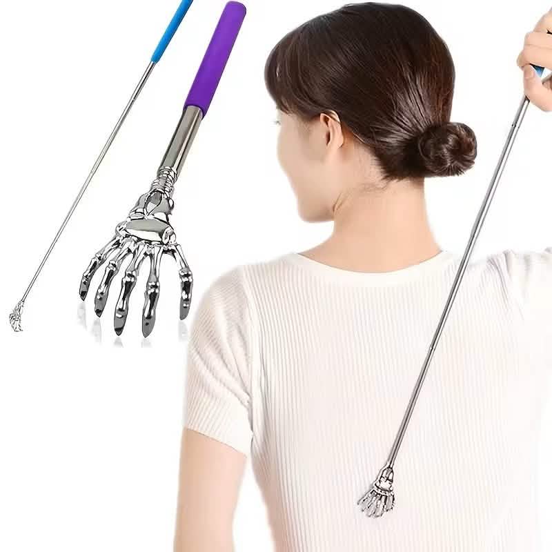 Retractable Back Itching Device – Stainless Steel Claw Massager for Relaxing the Back DailySale