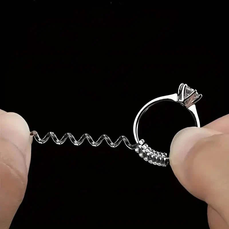 4-Piece Set: Invisible Silicone Ring Size Adjusters – Unisex, Flexible, Minimalist DailySale