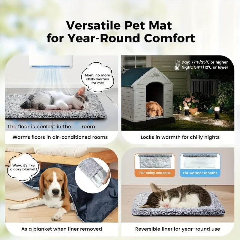 Winter Warming Pet Mattress – Non-Slip, Washable DailySale