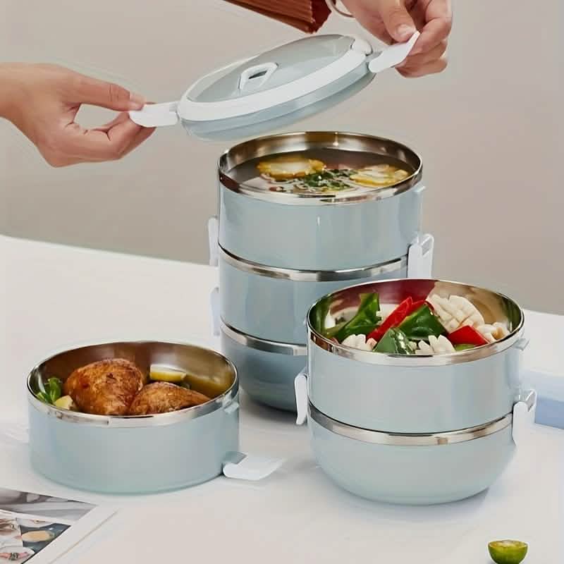 Stainless Steel Insulated Bento Lunch Box – 2/3/4 Layer DailySale