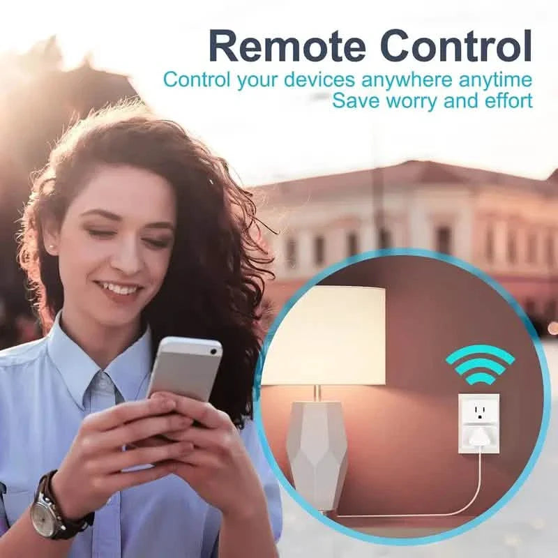 2-Pack: WiFi Smart Plug – 15A, Timer & App Control, Works with Alexa & Google Home DailySale