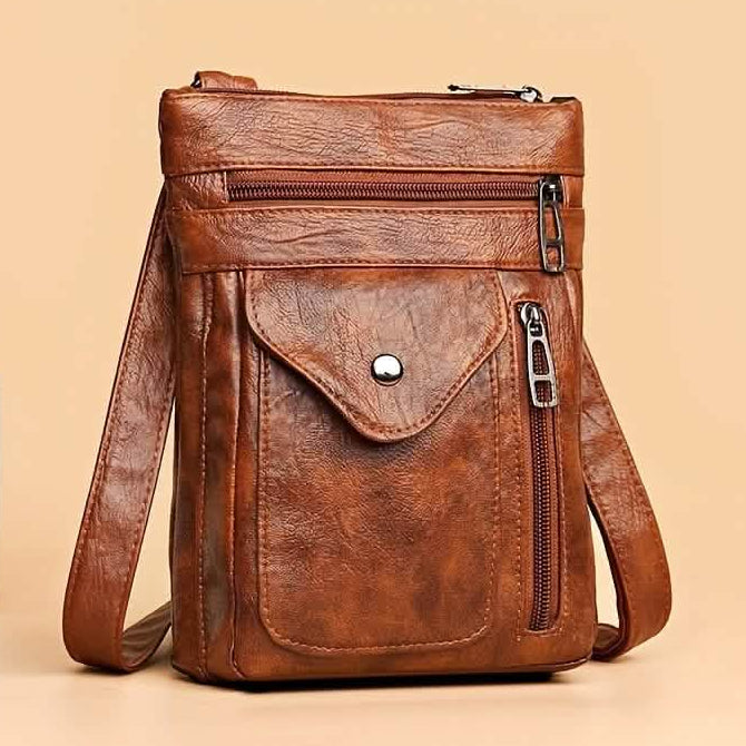 Women’s Vintage Leather Crossbody Bag DailySale