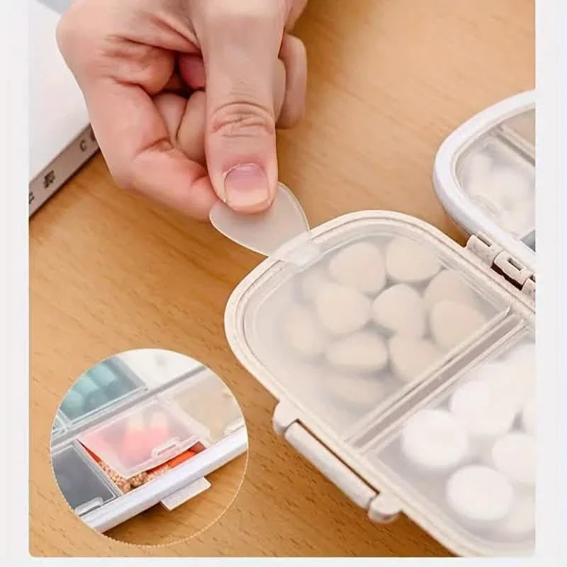 8-Compartment Weekly Medicine Travel Pill Organizer Storage Box DailySale
