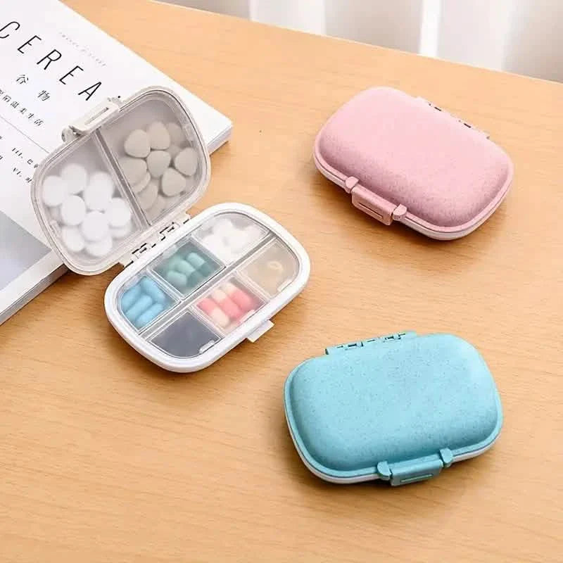 8-Compartment Weekly Medicine Travel Pill Organizer Storage Box DailySale