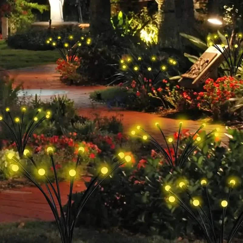 8 LED Solar Firefly Hanging Solar Lights DailySale