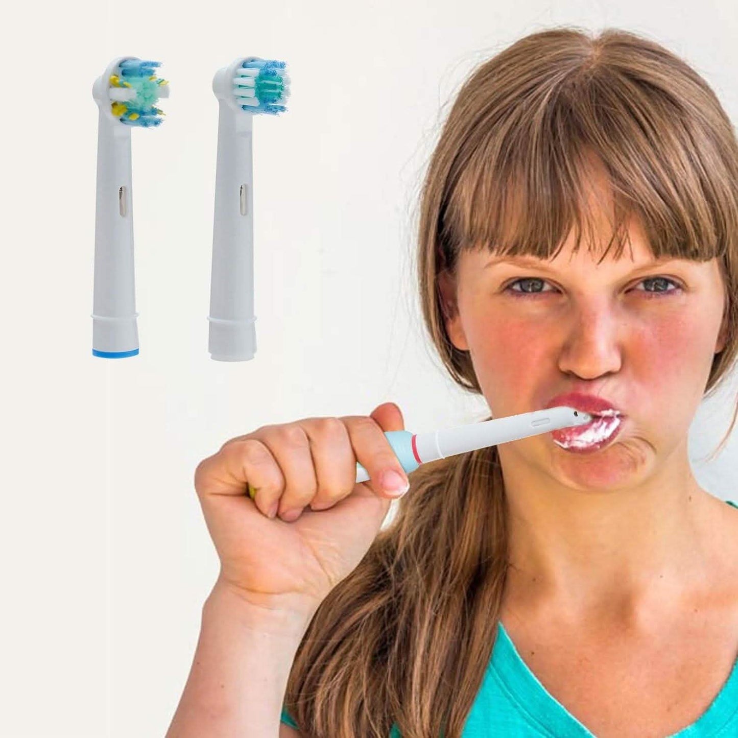 8-Pack: Generic Oral-B Braun Electric Toothbrush Heads Replacement Round Soft DailySale