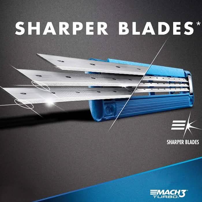 8-Pack: Gillette Mach3 Turbo Men's Razor Blades DailySale