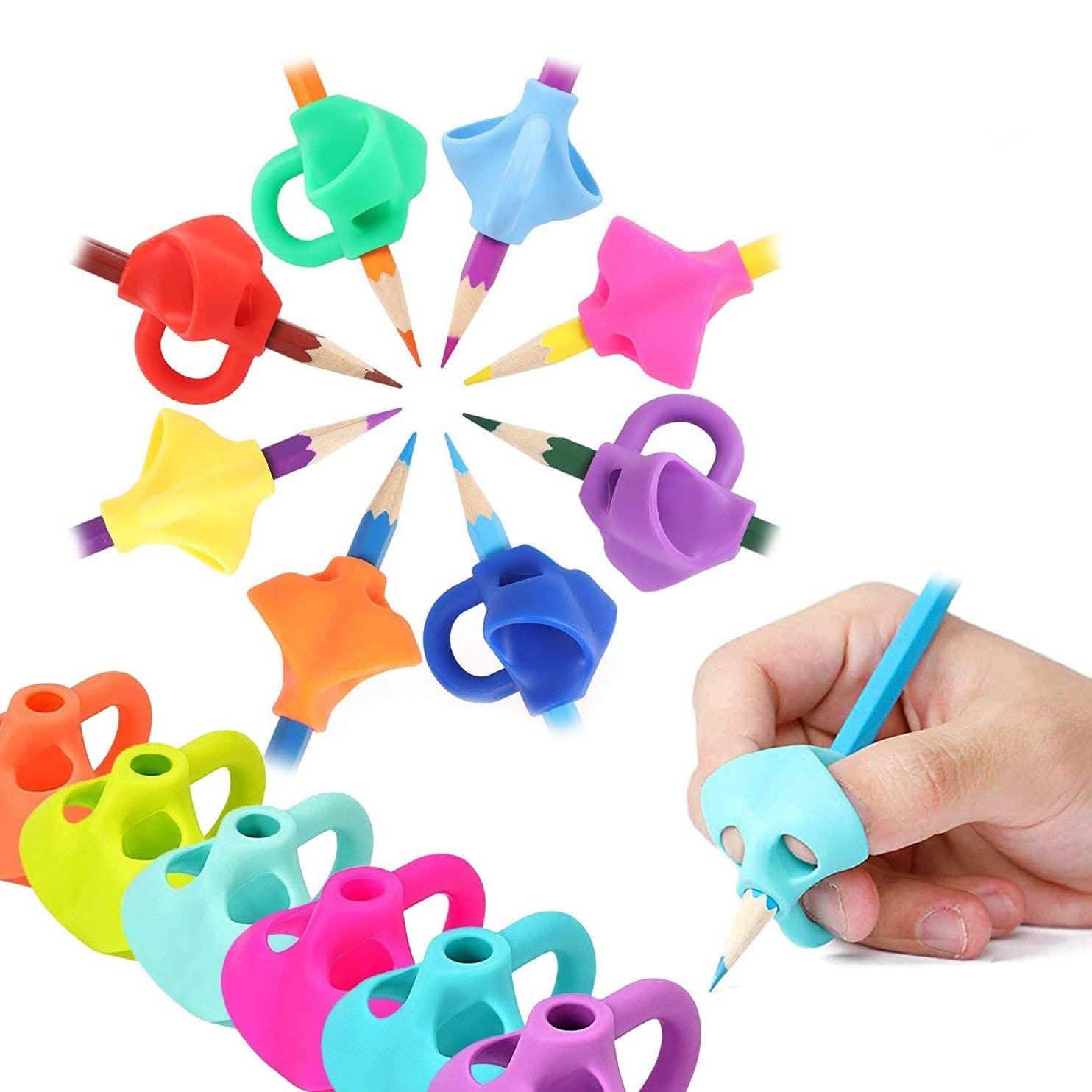 8-Pack: Pencil Grips Handwriting Trainers for Kids DailySale