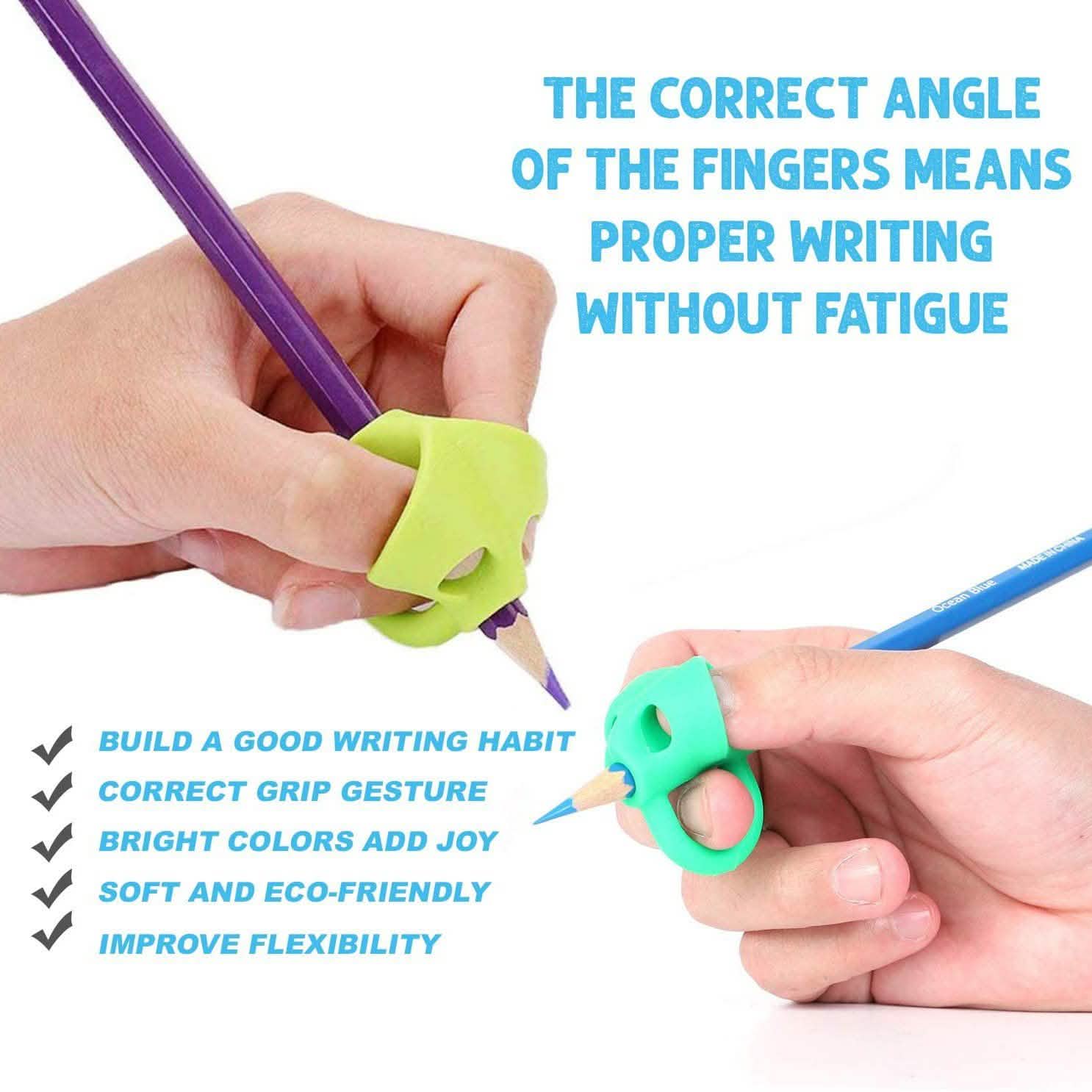8-Pack: Pencil Grips Handwriting Trainers for Kids DailySale