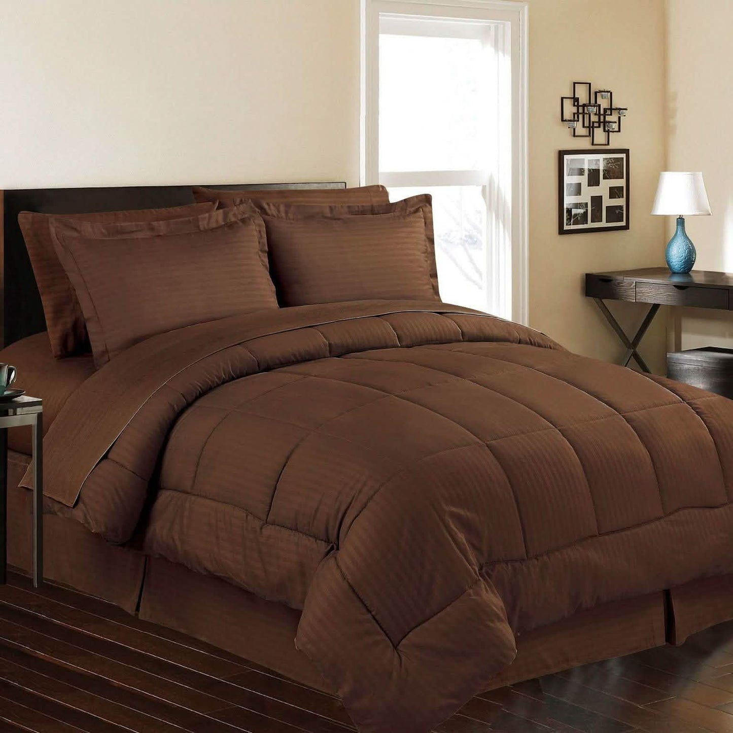 8-Piece: Embossed Bed Set DailySale