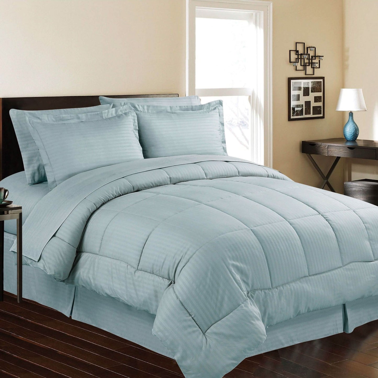 8-Piece: Embossed Bed Set DailySale