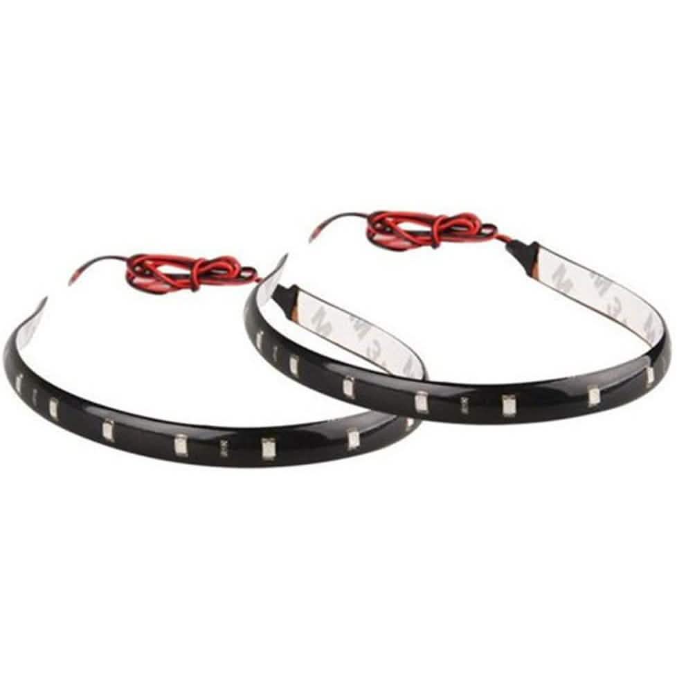8-Piece: Flexible Waterproof LED Strip Light for Car DailySale